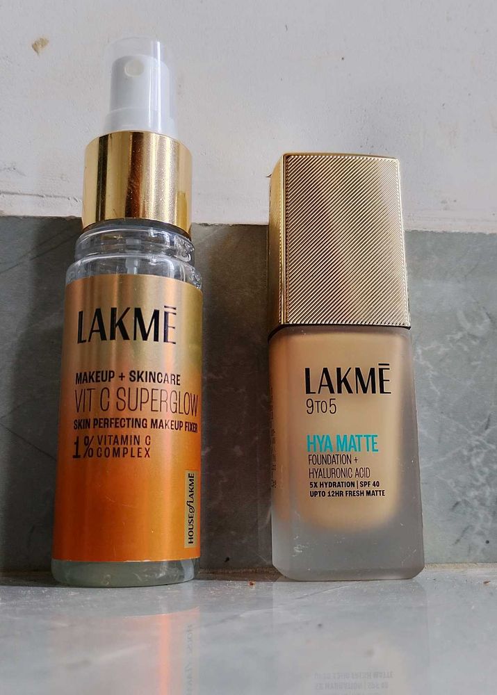 Combo 🔥foundation and fixer