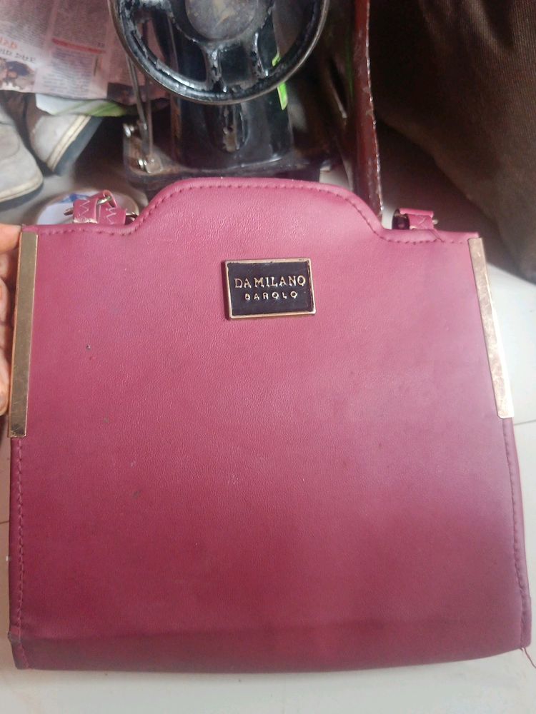 Two Handbags With Adjustable Belt