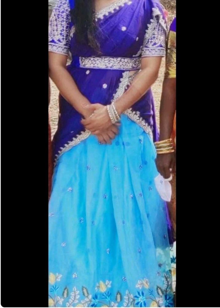 New Heavy Maggam Work Lahenga Choli Full Set