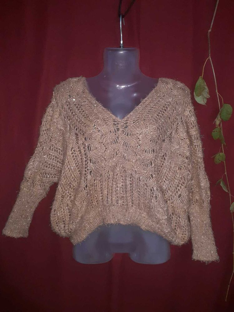 Poncho woolen Top
