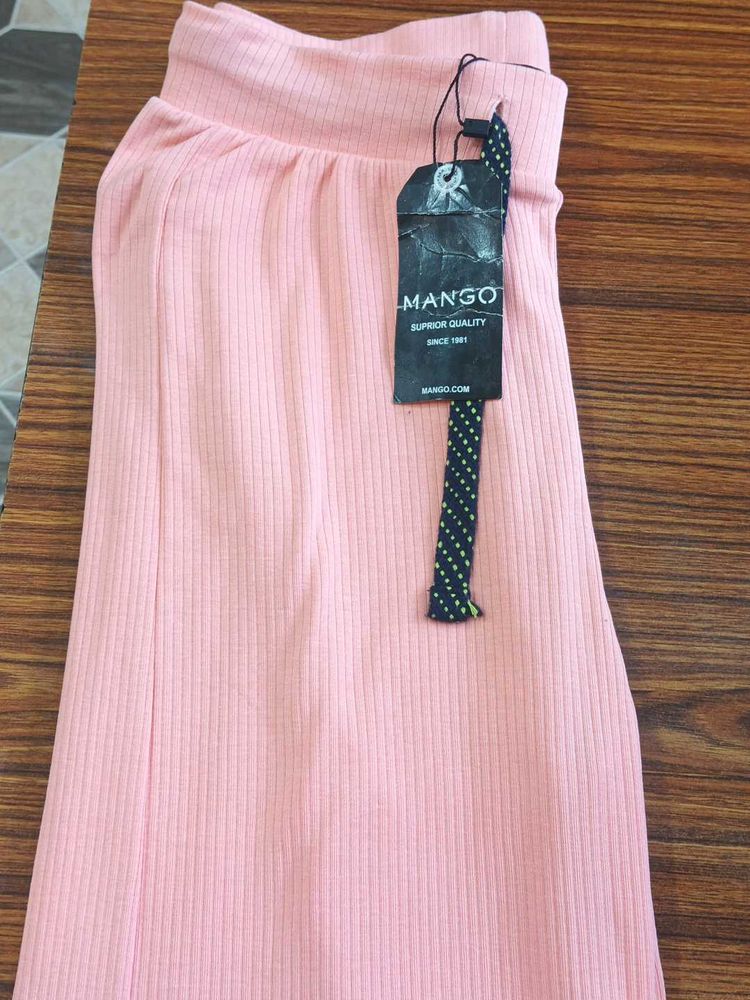 Mango Ribbed Pants