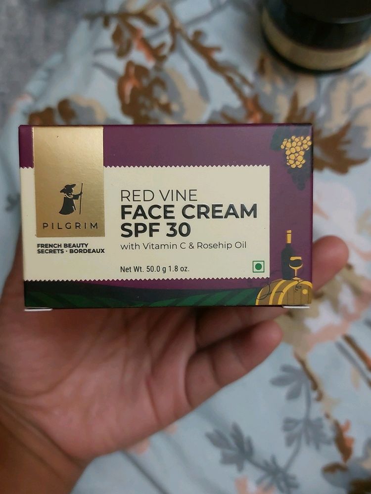 Pilgrim Red Wine Face Crean SPF 30