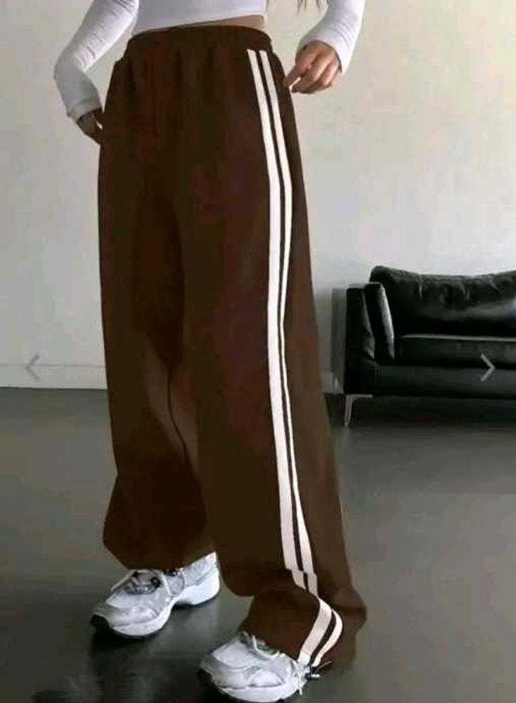 Brown Striped Sweatpants (CC)
