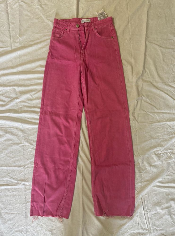ZARA pink Jeans