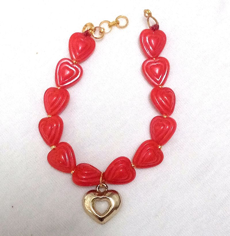 Red ♥️ Beautiful Bracelet And Earrings