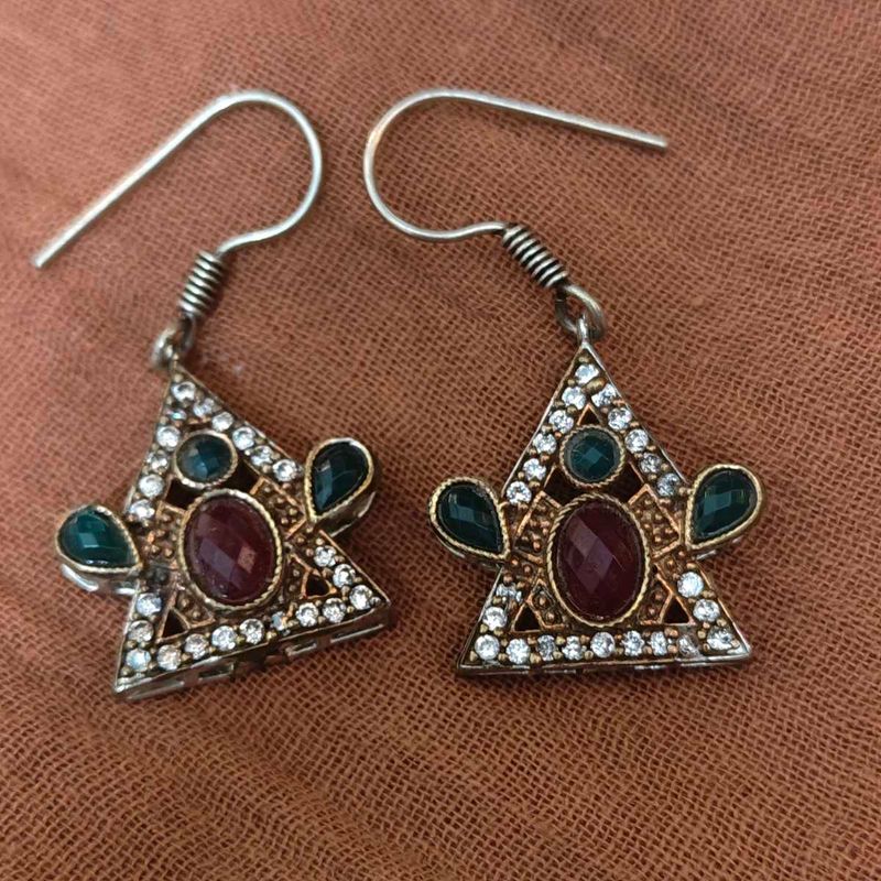 Vintage Stone Earrings