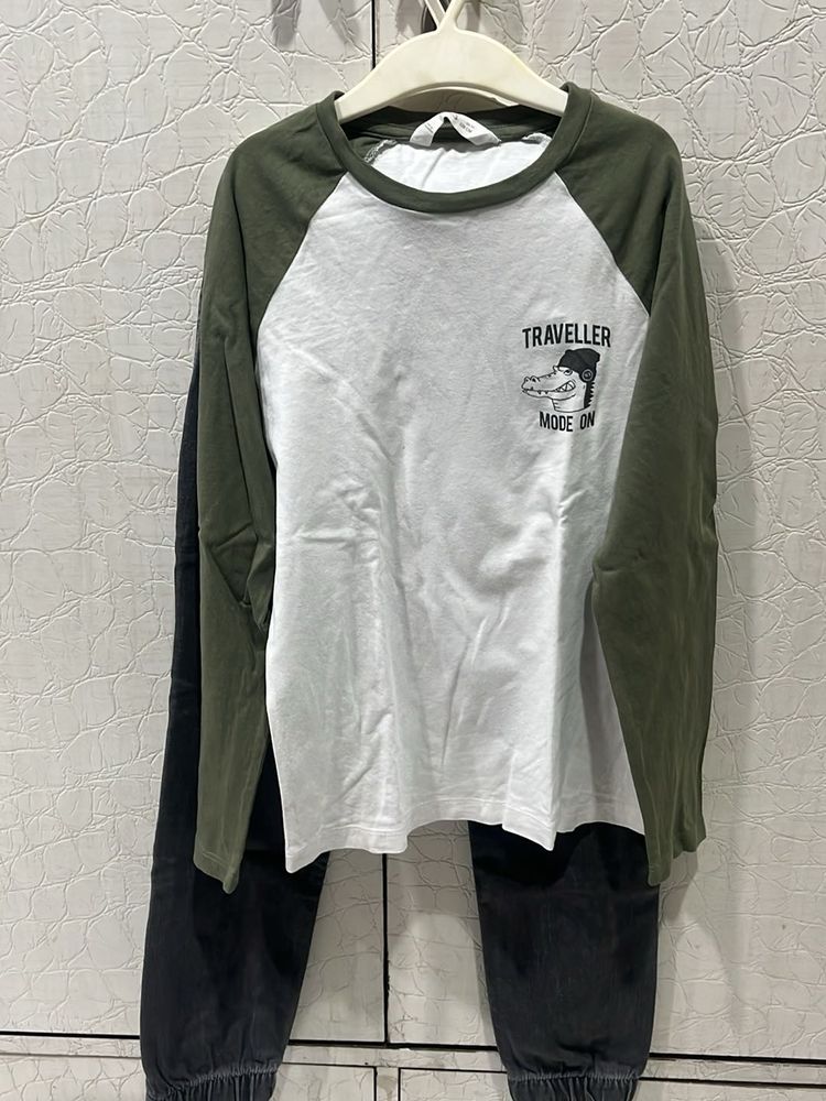 Boy&#39;s Graphic Tee &amp; Jogger Set