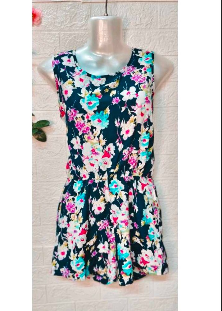 Size S/M 🎁Buy 2 Get 1 Free 🎁Floral  Jumpsuit