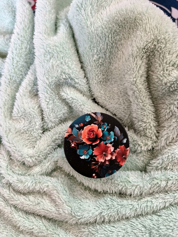 Floral Printed MOBILE POP SOCKET