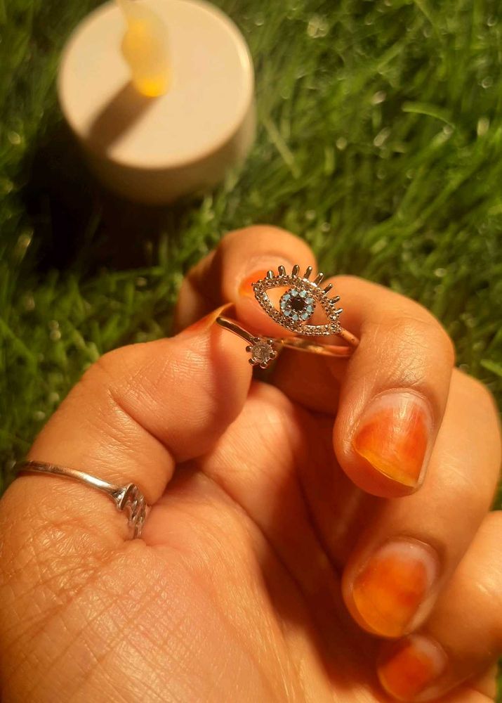 Evil Eye Adjustable Ring💍