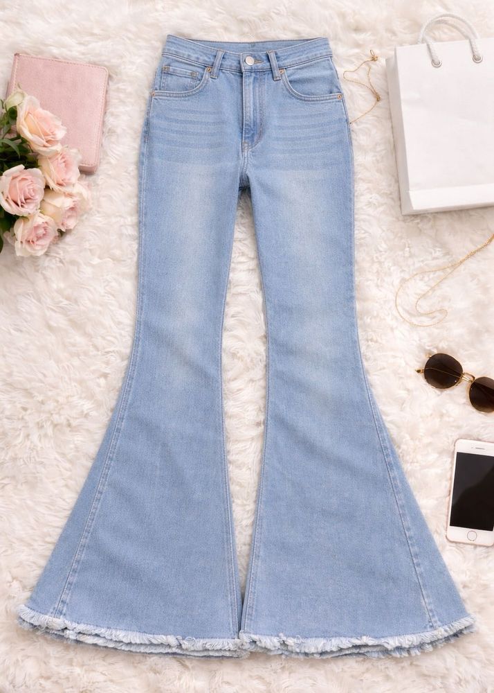 Light Wash Flare Jeans