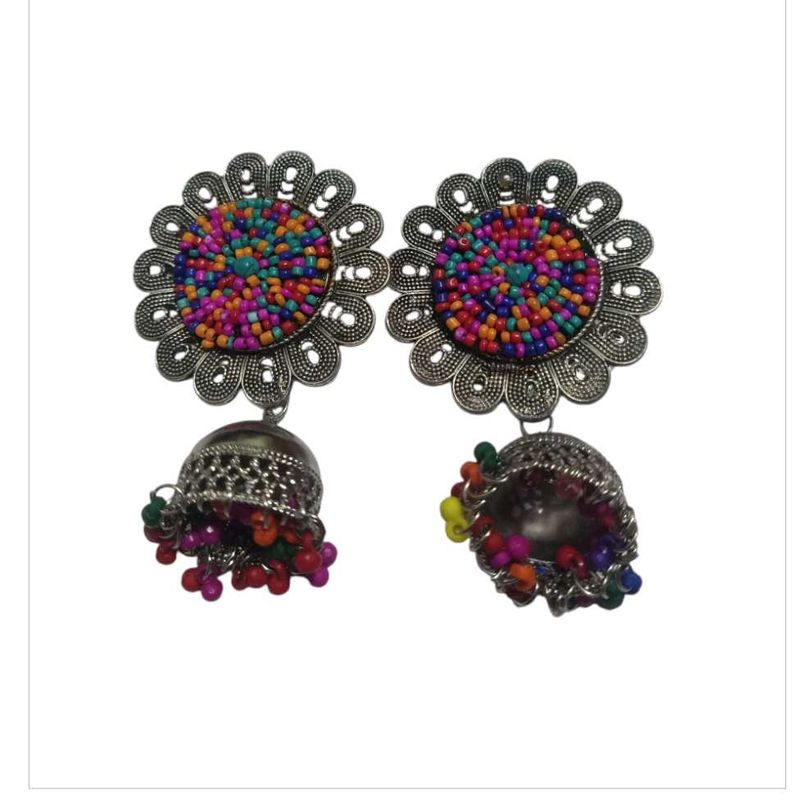 Colorful Jhumka Earrings