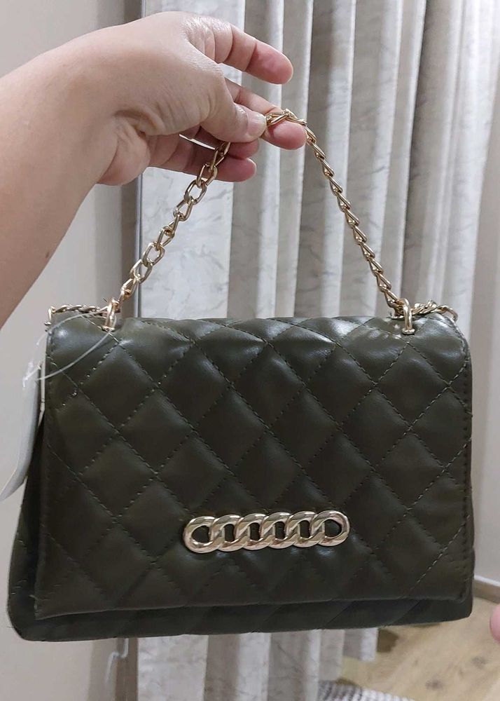 Chic Quilted Shoulder/sling Bag