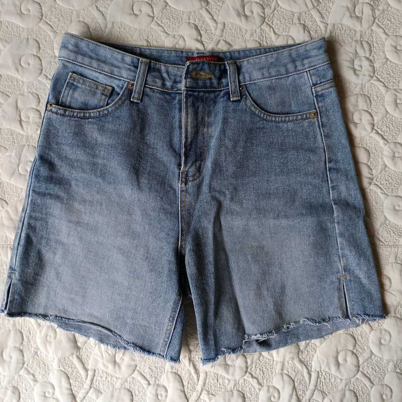 Denim Low waist Short
