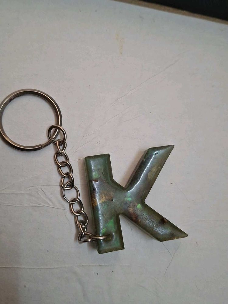 &#34;K&#34; letter Keychain