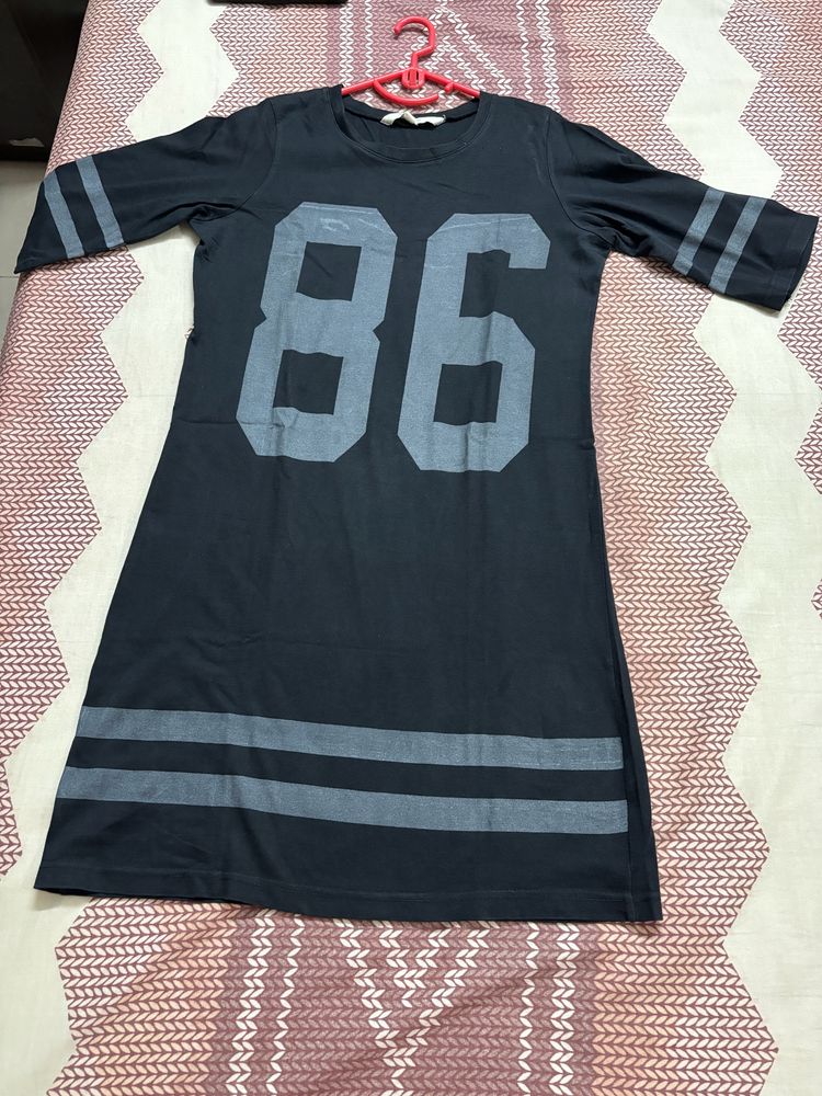 Sporty Tshirt Dress Small Size Women
