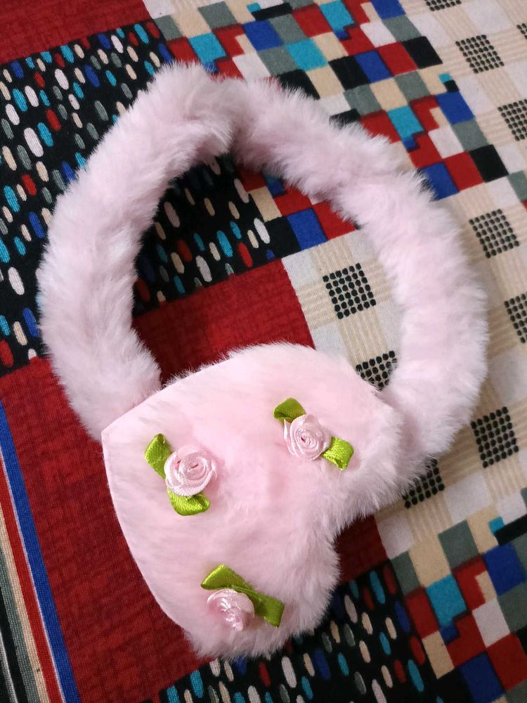 Cute Pink Furry Headband
