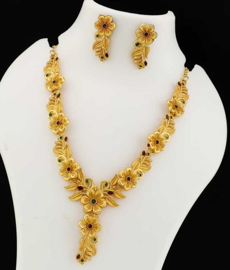Brass Jewel Set (Gold
