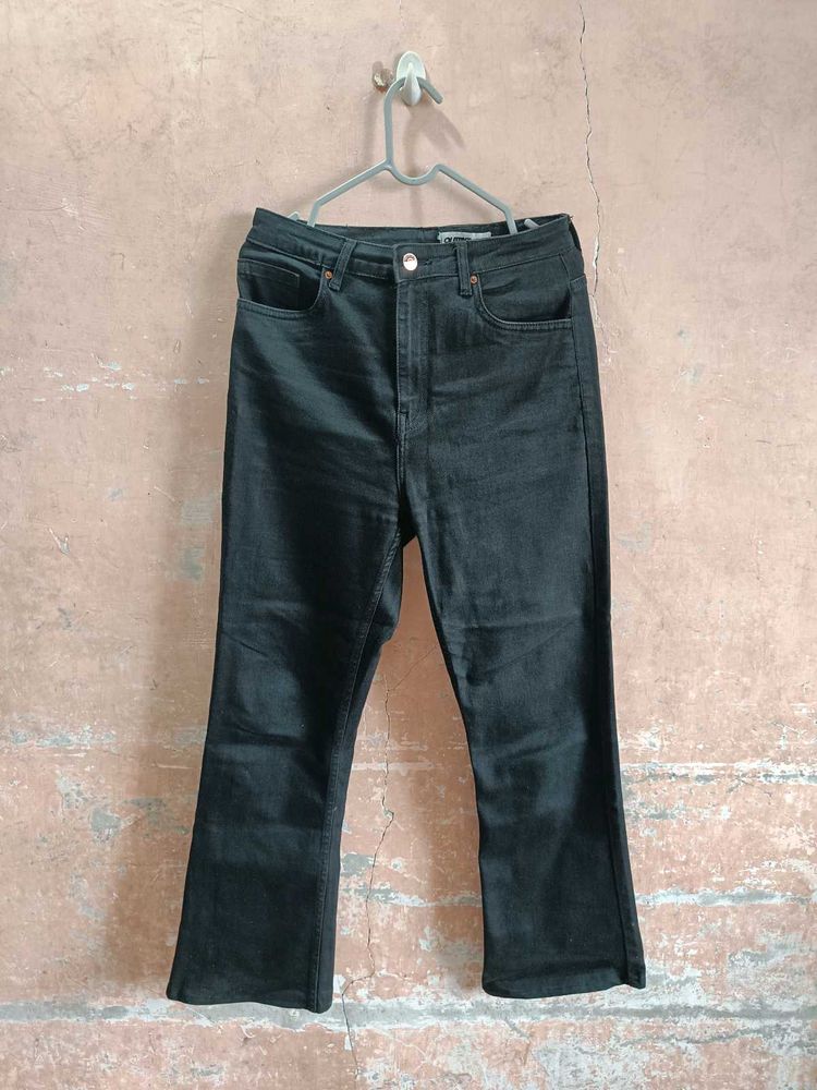 Outryt By Azorte Black Bootcut Jeans