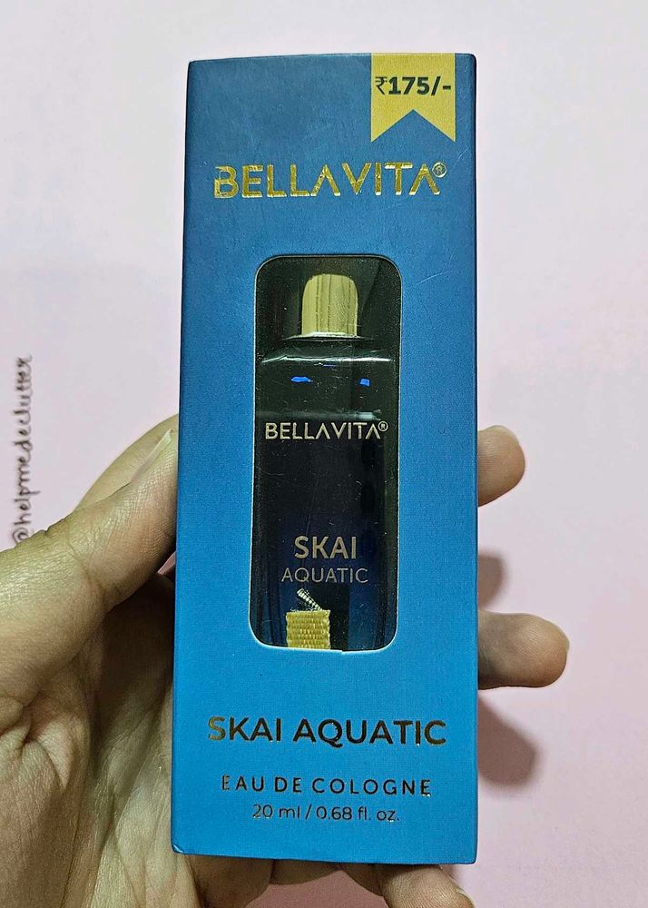 BELLAVITA Skai Aquatic Eau De Cologne 20ml