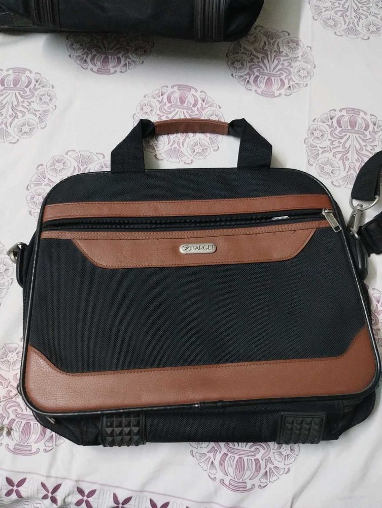 laptop bag with luggage case