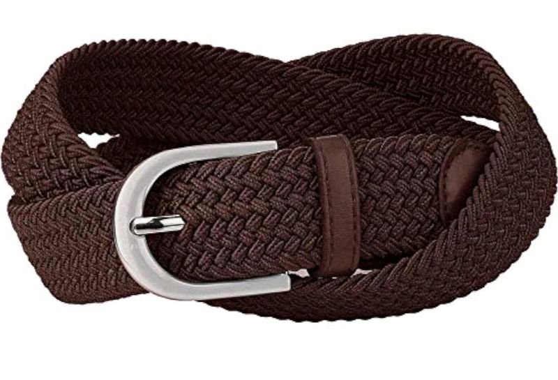 Veteran Unisex Cotton Belt(Stretchable belt Brown)