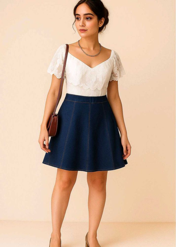 Denim Fusion Dress