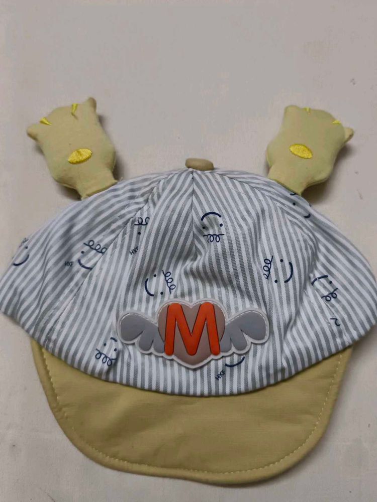 Yellow Colour Baby Cap