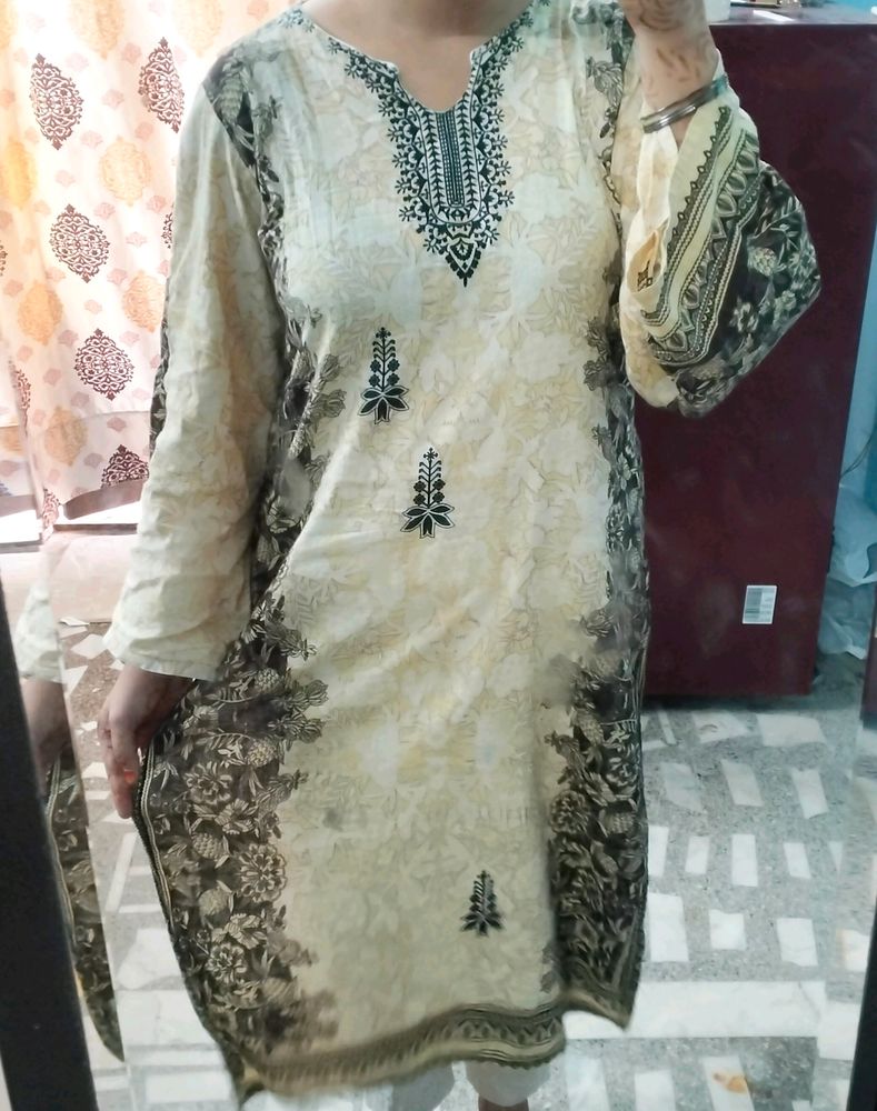 Kurta Trauser With Duppatta For Women