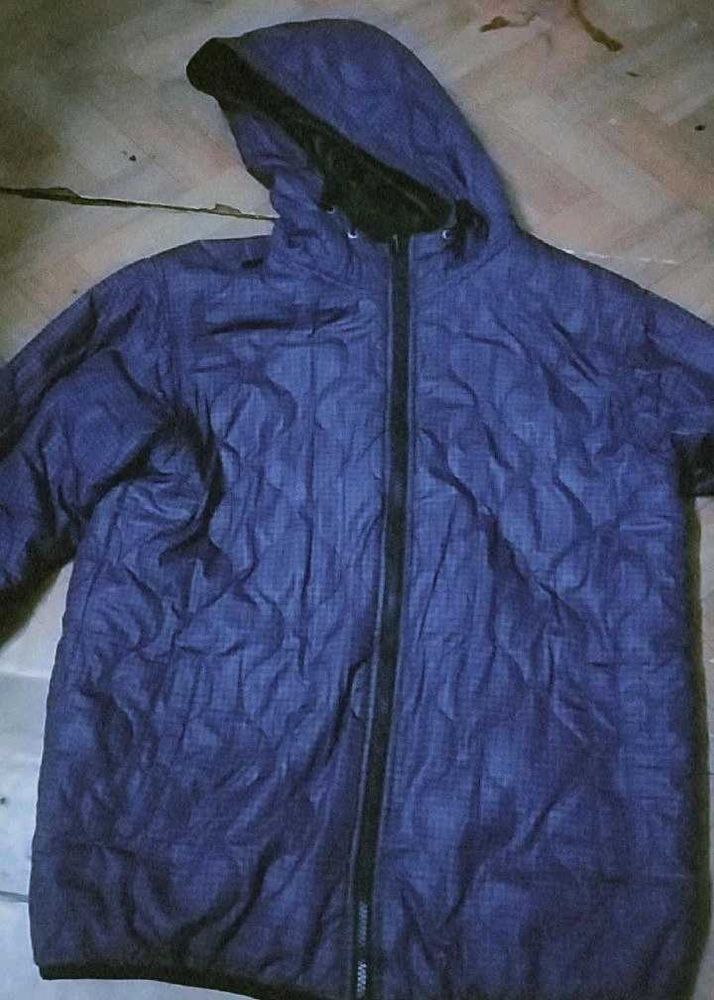 Purple Hooded Jacket