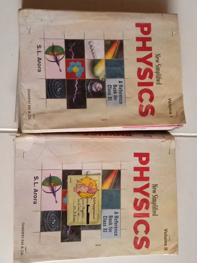 Physics Class XI - Vol I &amp; II