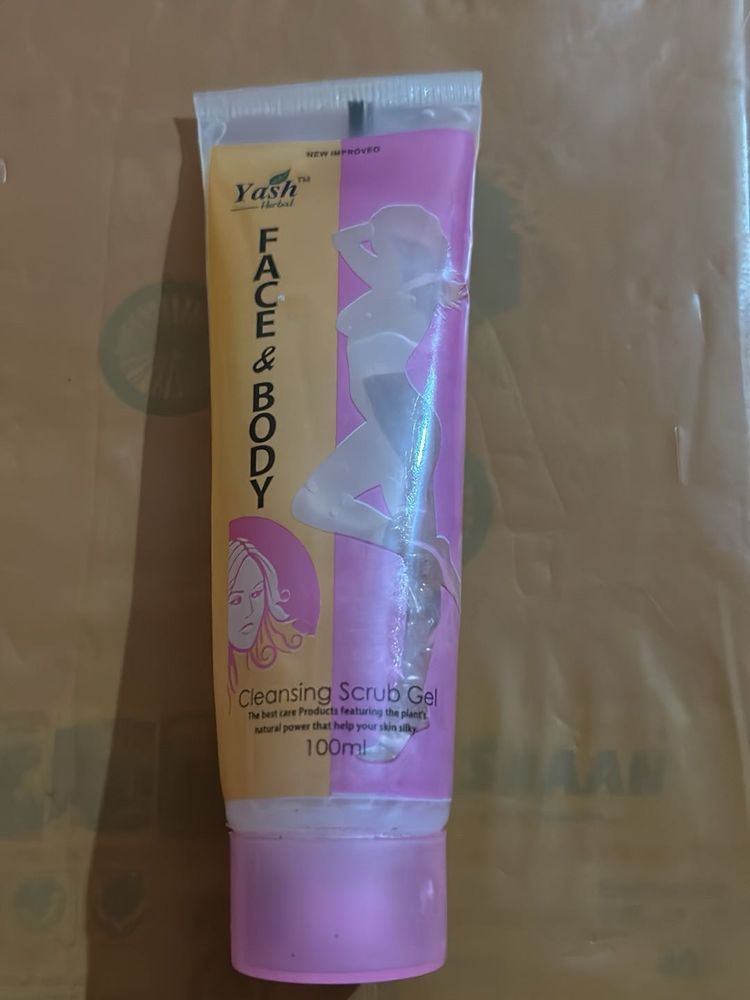 Yash Face &amp; Body Cleansing Scrub Gel