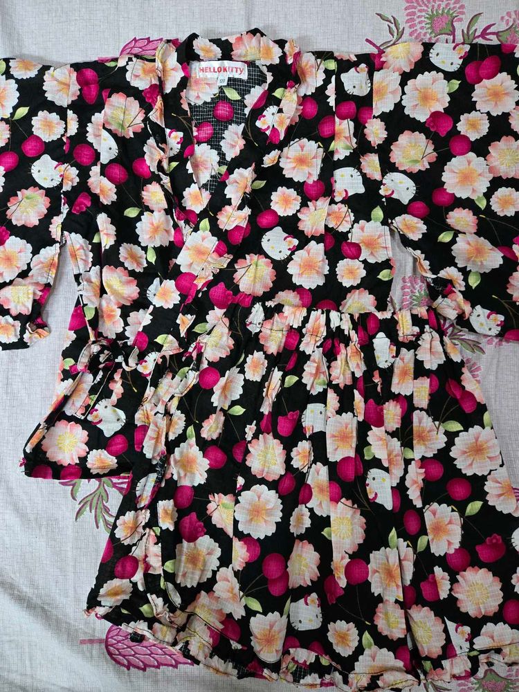 Kimono Top And Skirt