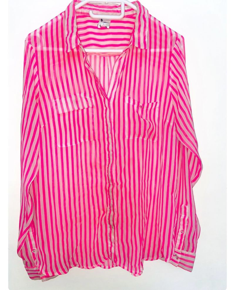 Pink &amp; White Shirt