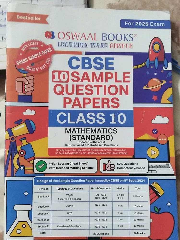 CBSE Class 10 Math  Standard Sample Papers