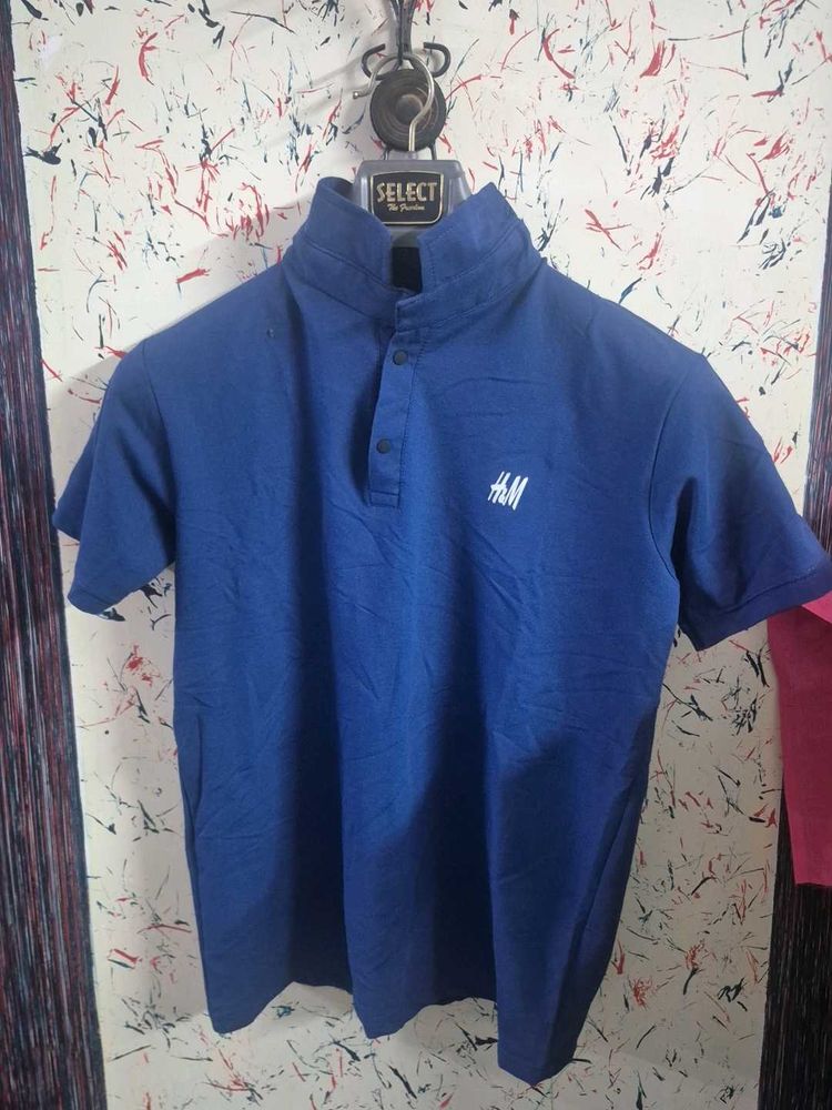Blue H&amp;M Polo T-Shirt