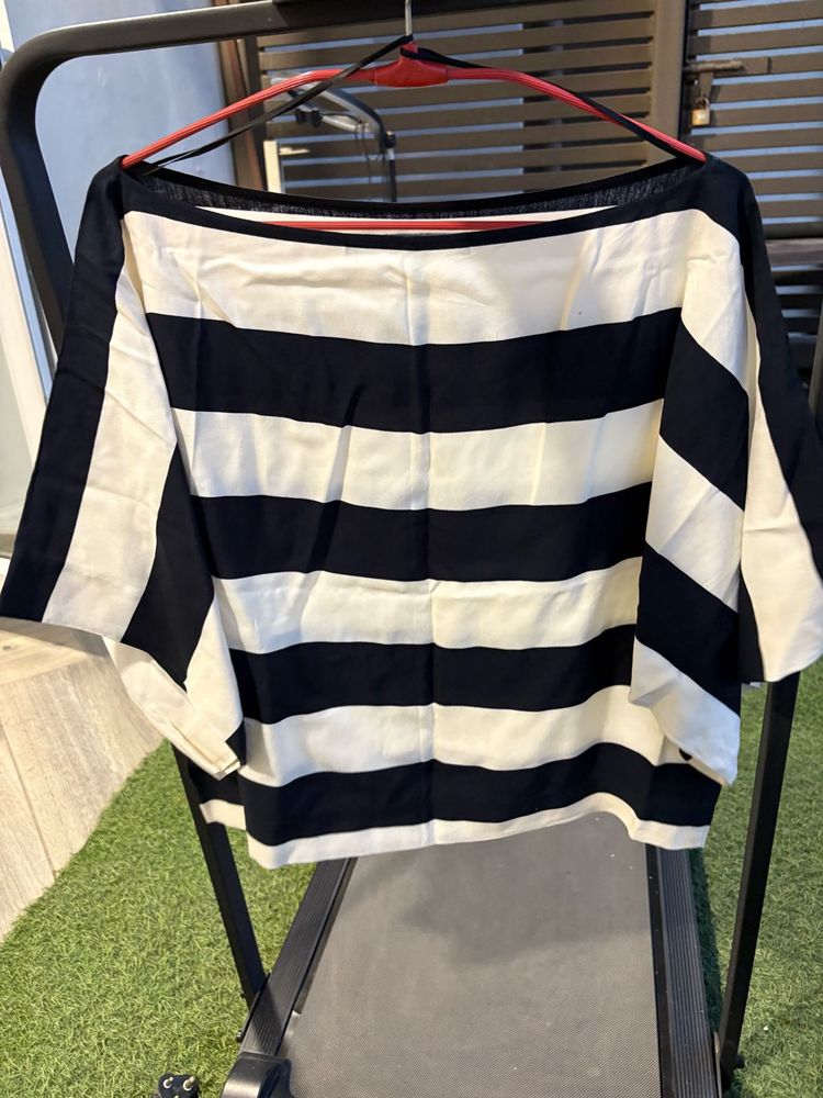 Zara Striped Sleeve Top