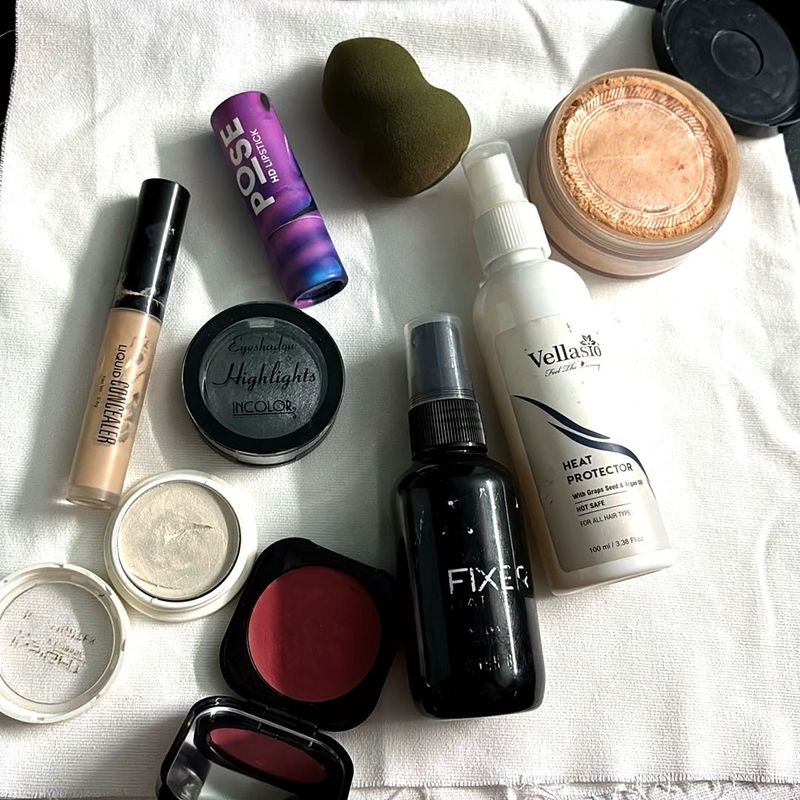 Makeup Up Kit With 10 Products,free Cosmetic Bag