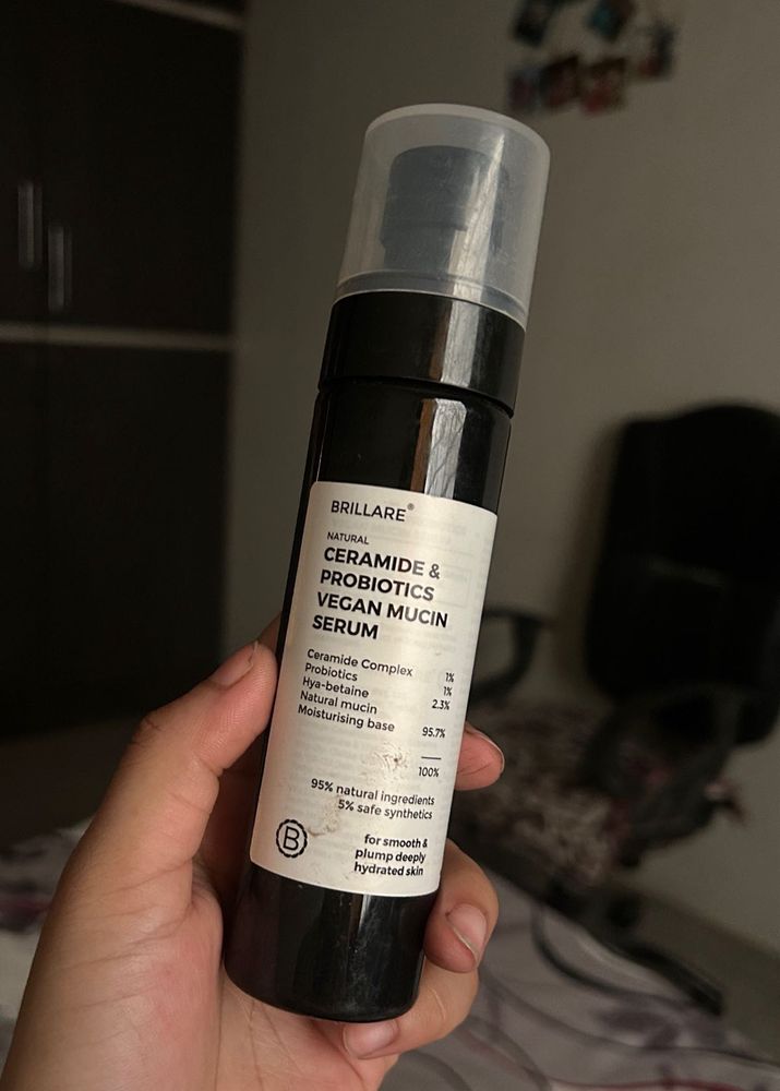 Brillare Ceramide &amp; Probiotics Vegan Mucin Serum