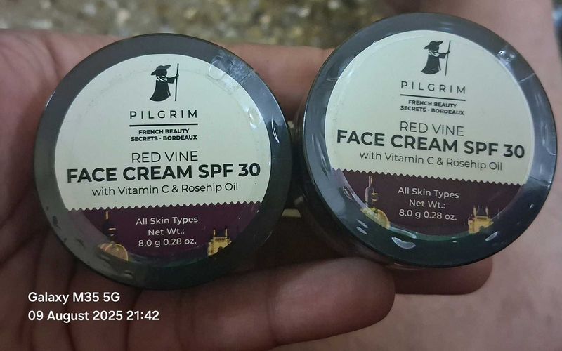 Pilgrim Red Vine Face Cream SPF 30
