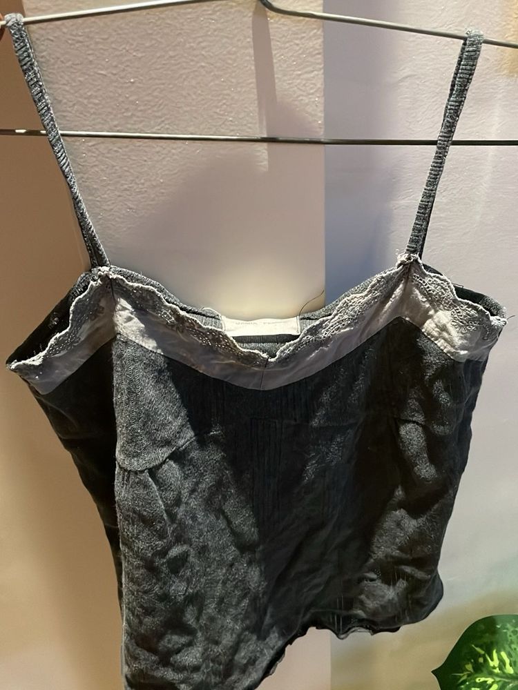 Cute Gray Cami Top