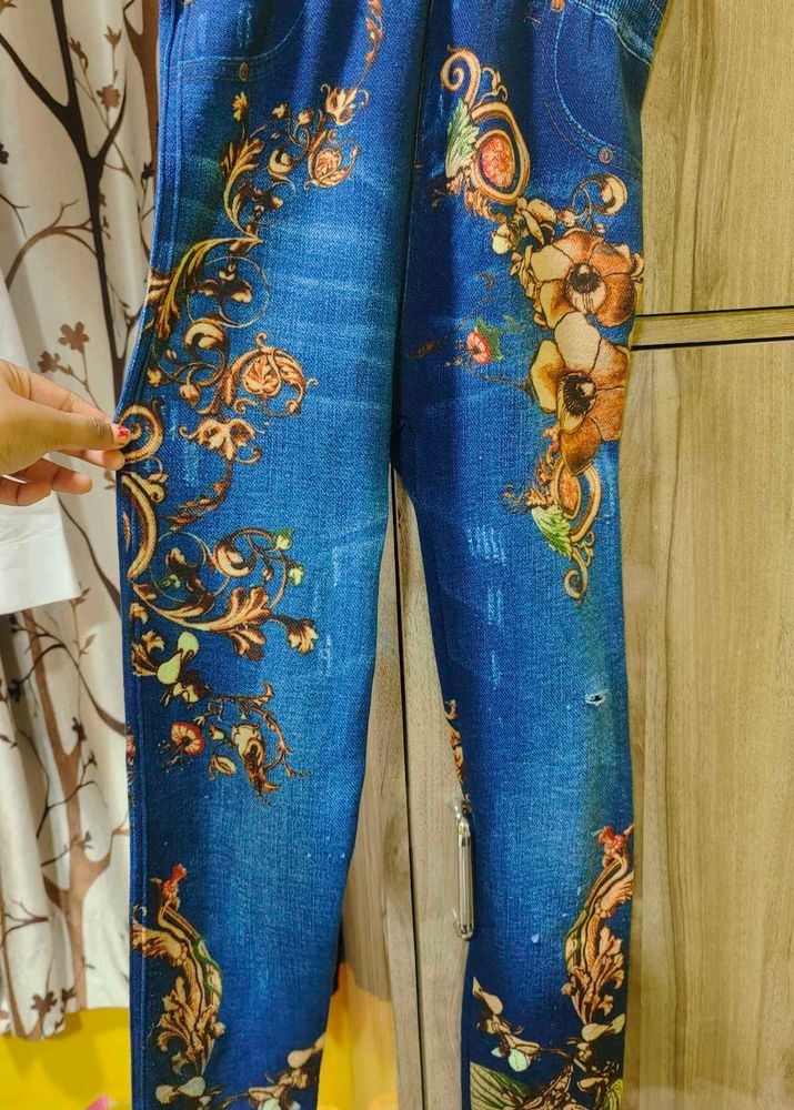 Baroque Print Leggings