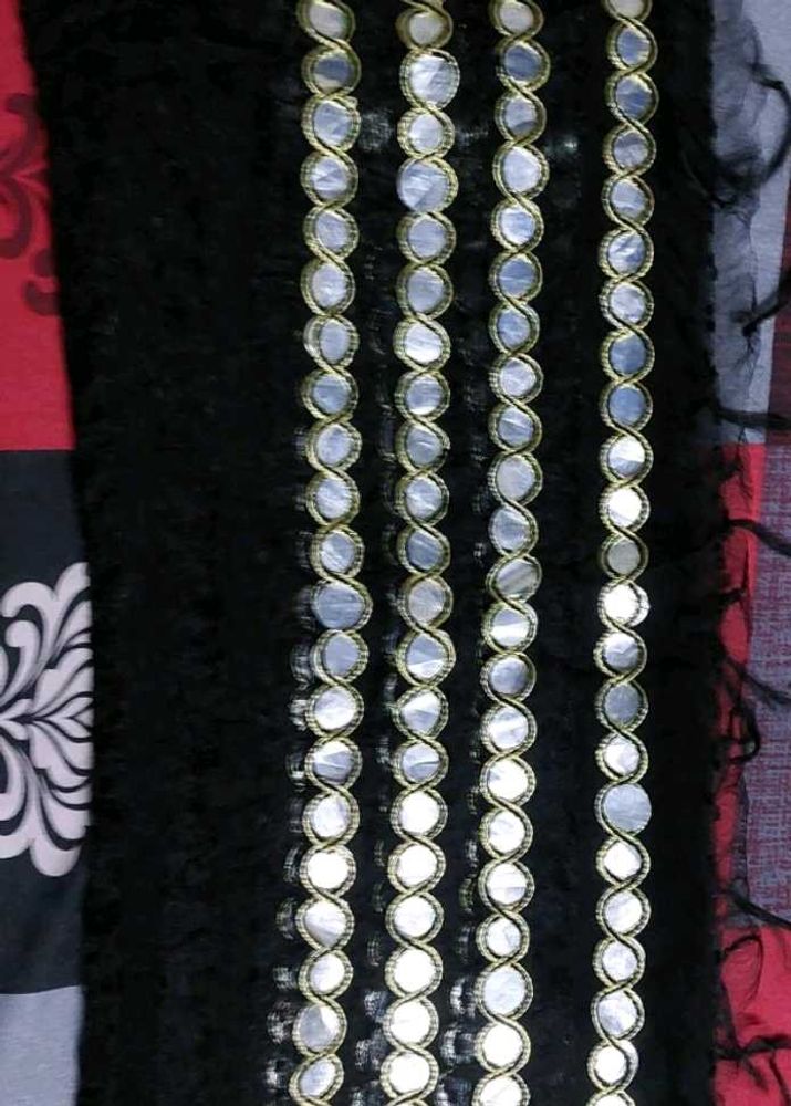 Black Mirror Work Dupatta