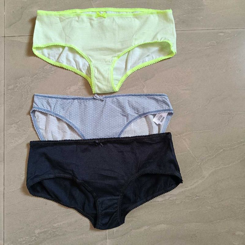 Women&#39;s Panties - Size L- Lot Of 3