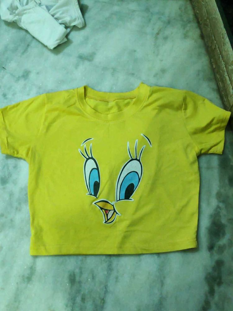 Cute Tweety Crop Top