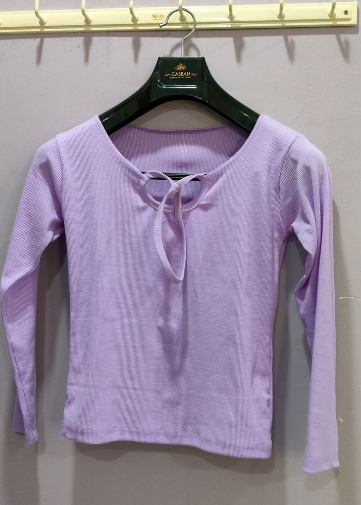 cross stop full slip top lavendar