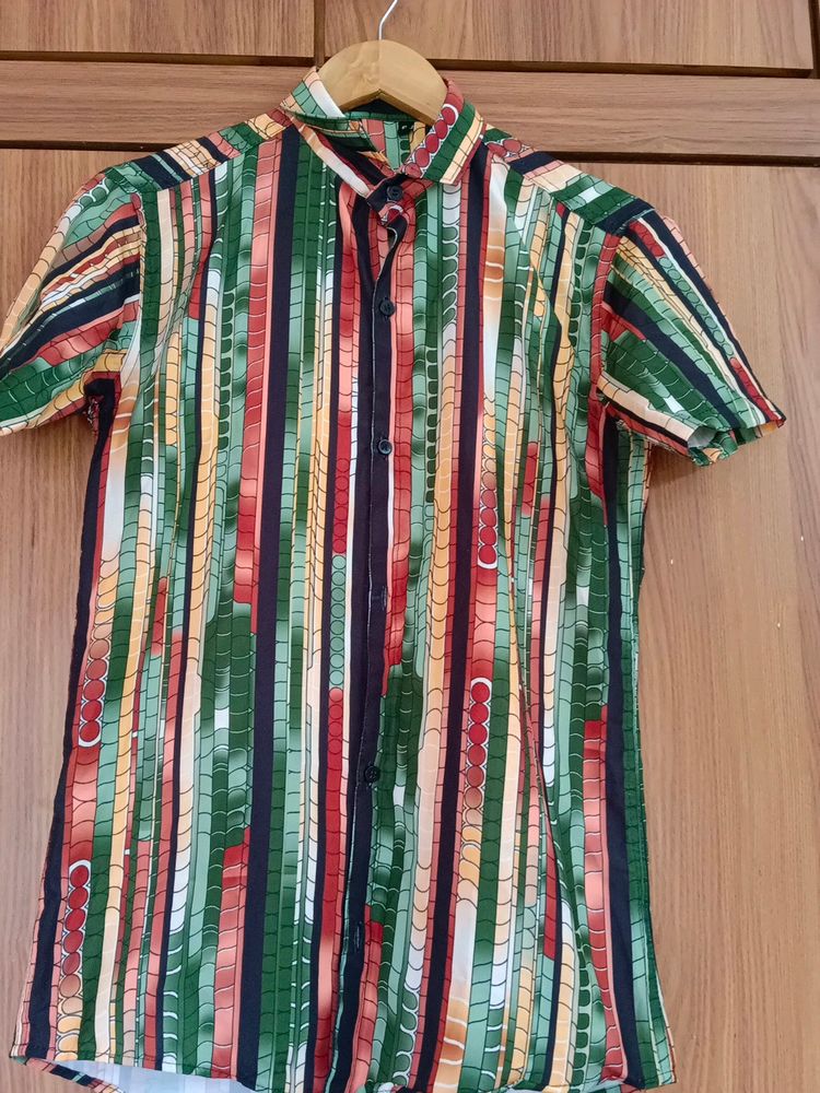 Shirt With Front Open Buttons