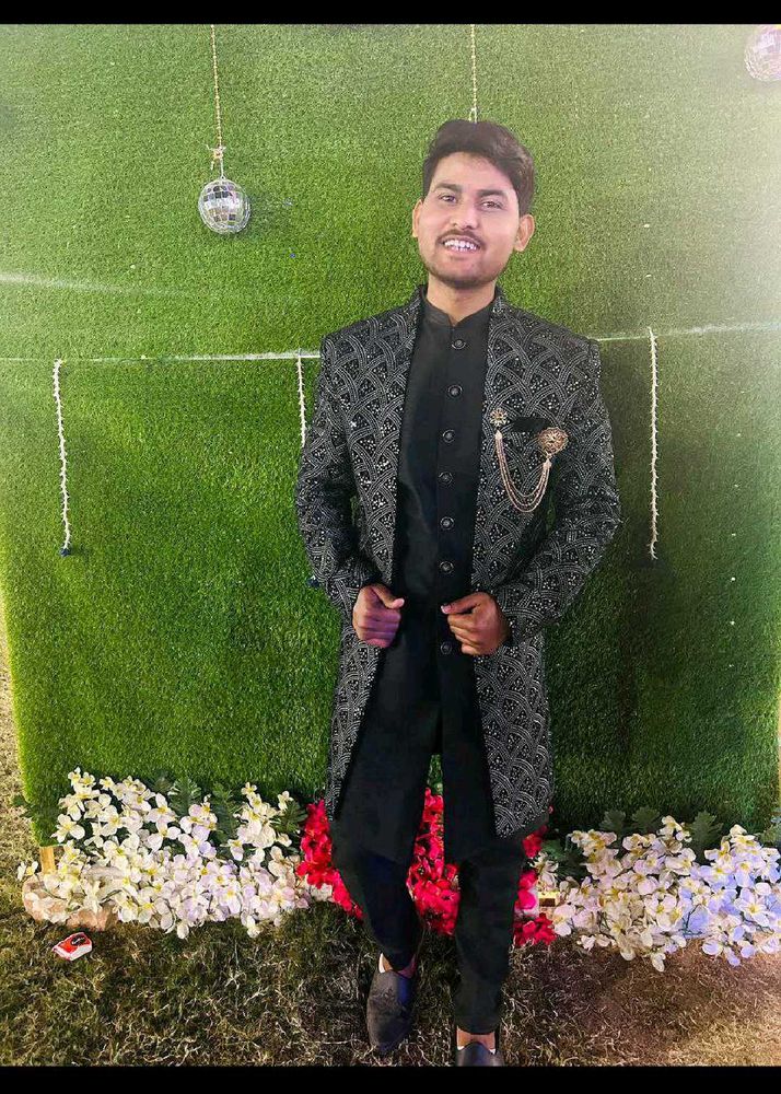 Designer Jodhpuri Kurta Set Royal Black❤️