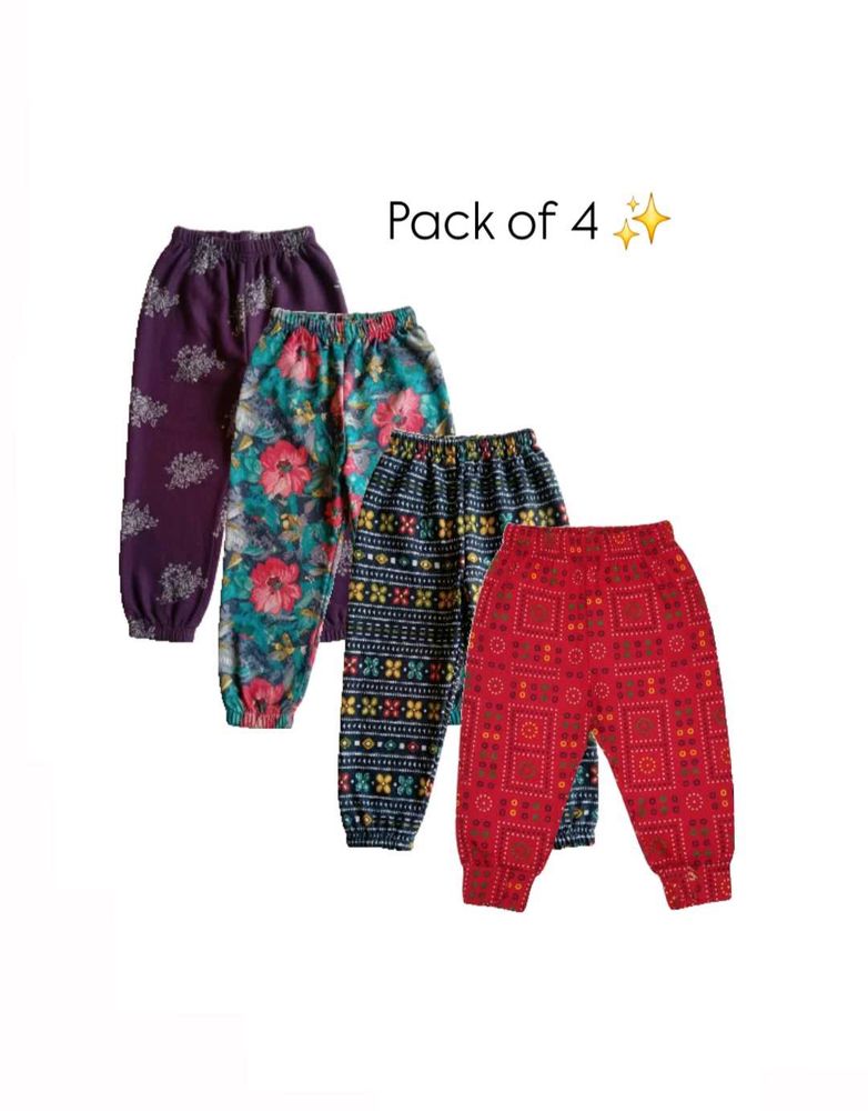 Cute Girls&#39; Pants - Pack of 4