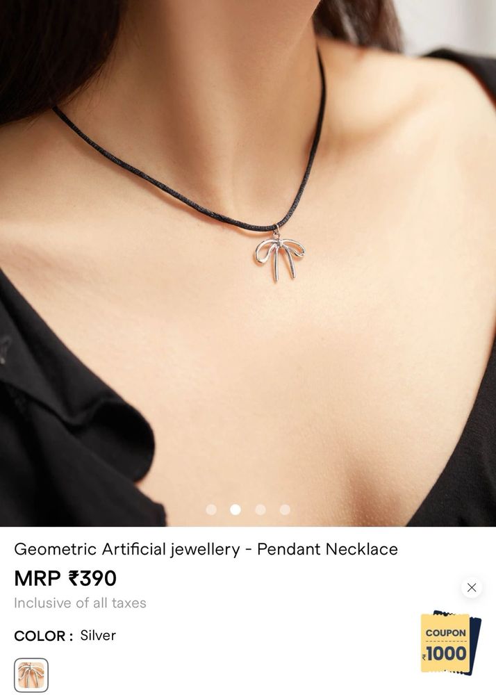 Savana Silver Geometric Pendant